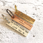 Personalised Rectangle Keyring