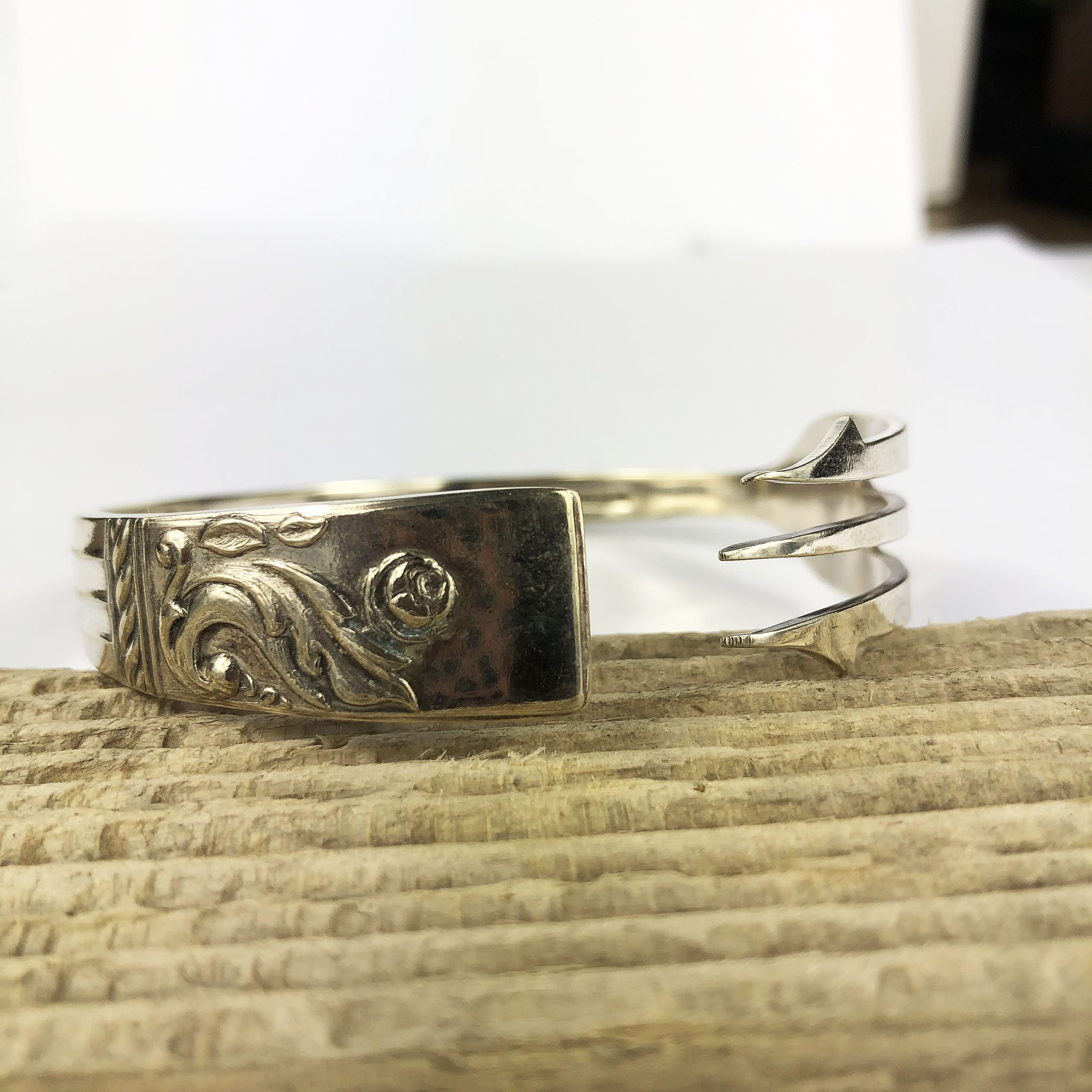 Rose Pickle Fork Cuff