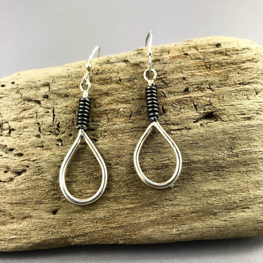hangmans noose earrings