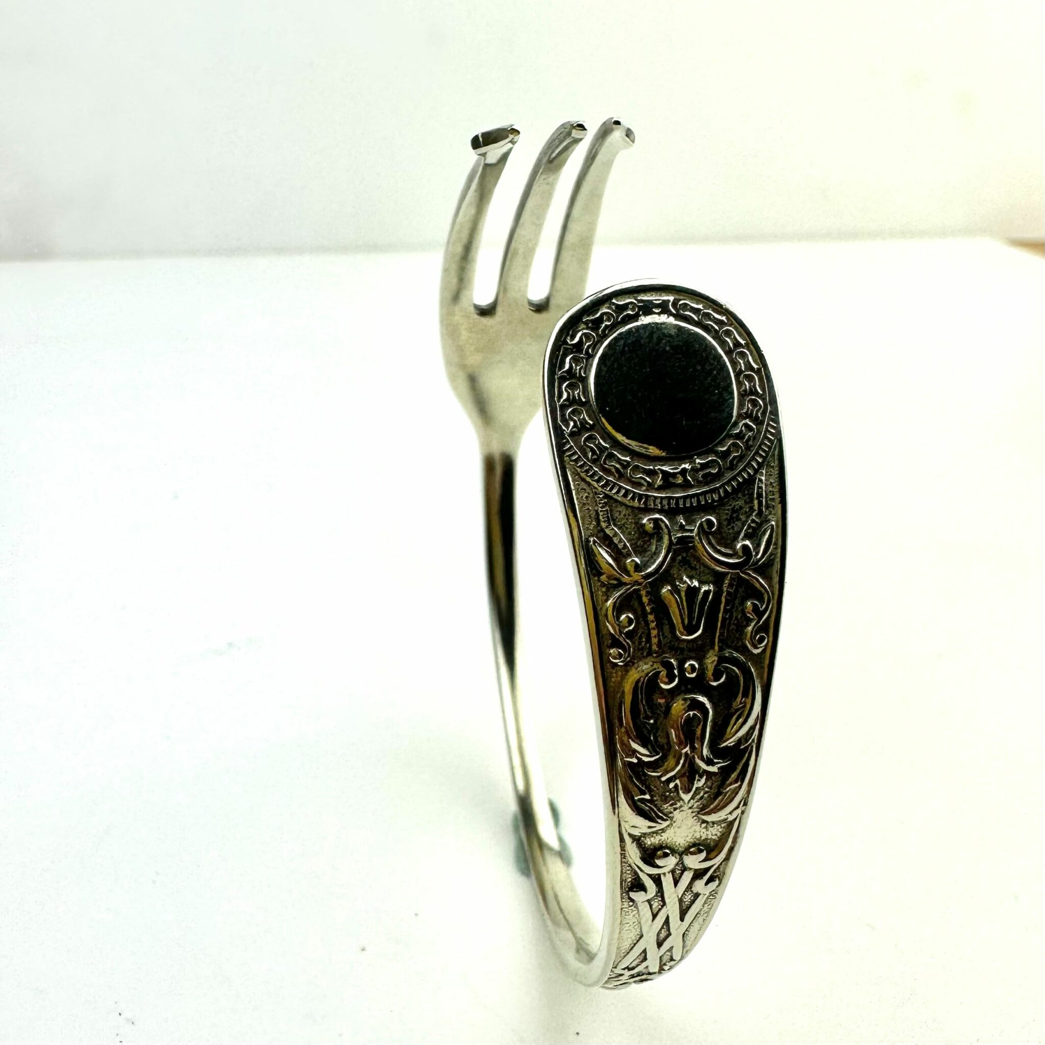 Vintage Pickle Fork Cuff Bracelet - Image 3