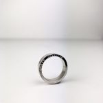 Personalised silver ring