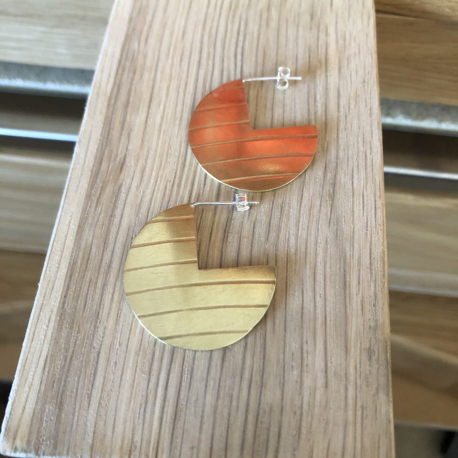 Drum Cymbal Earrings