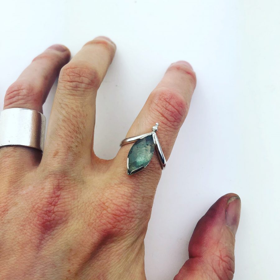 Labradorite & Silver