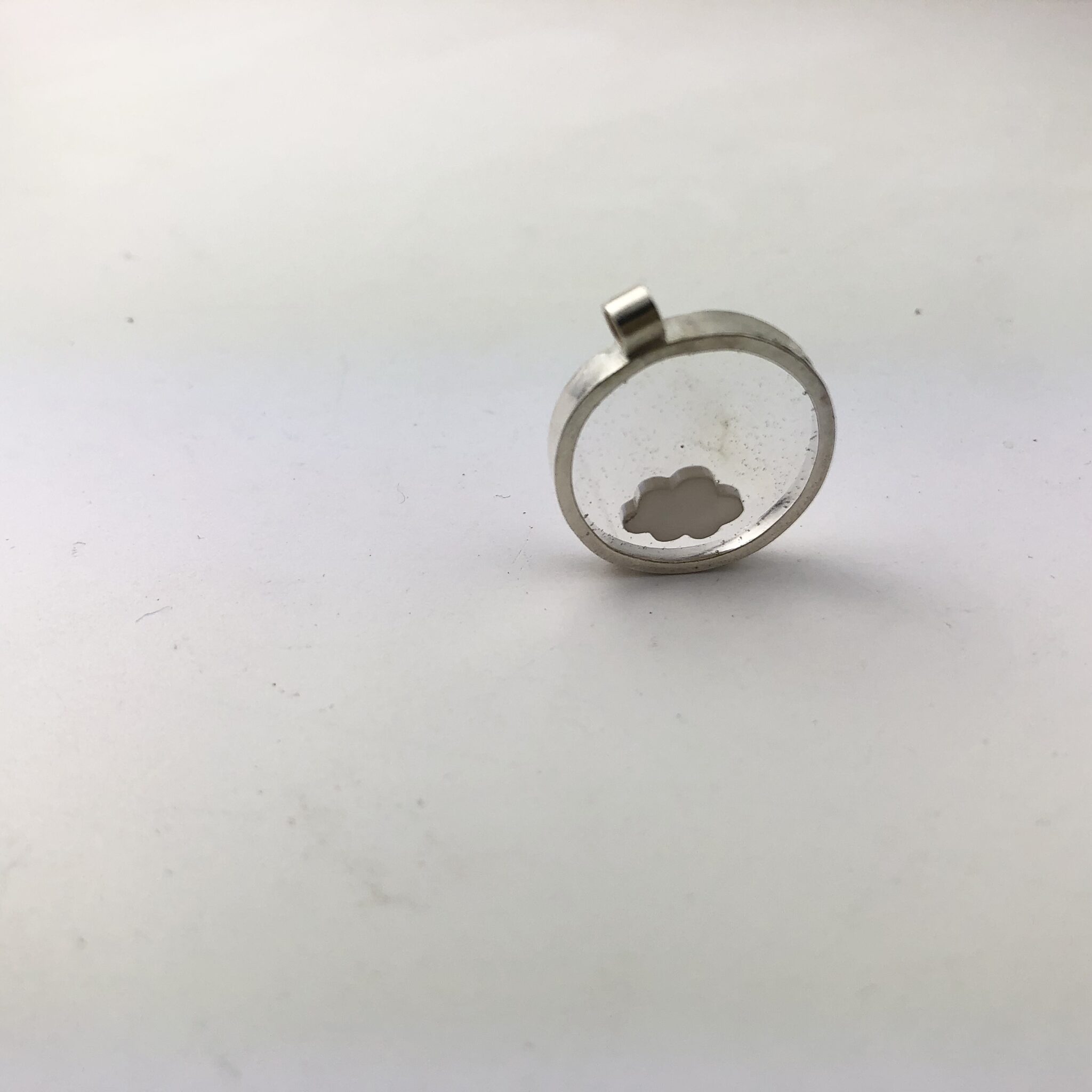 Floating cloud necklace