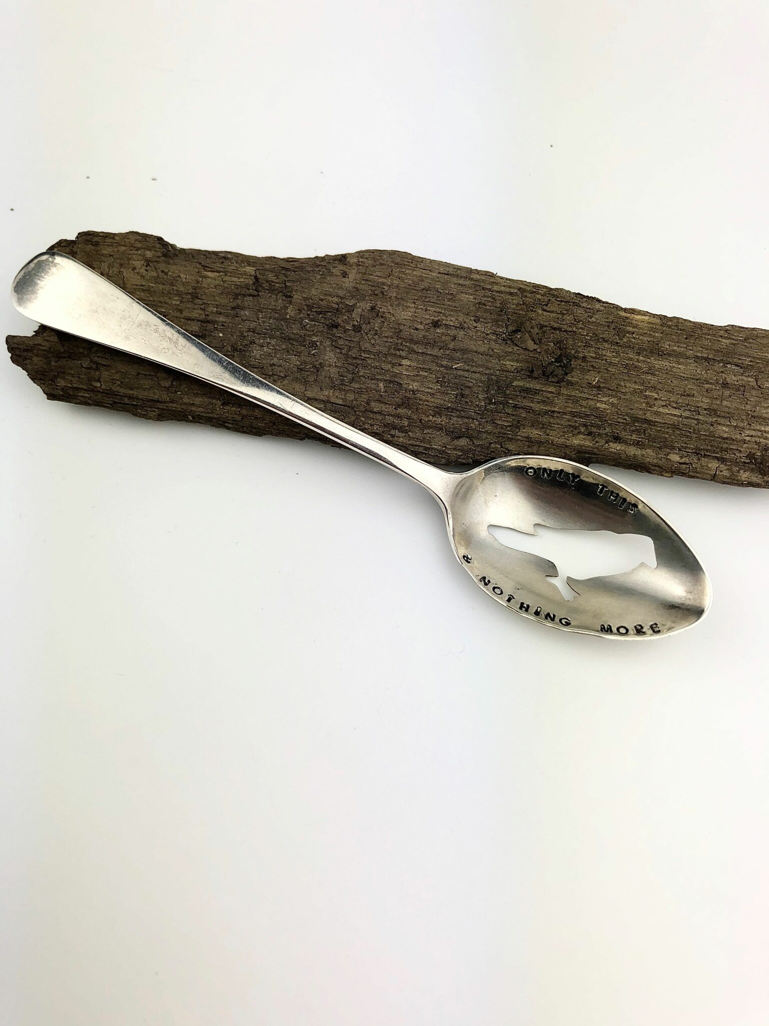 Silver raven spoon