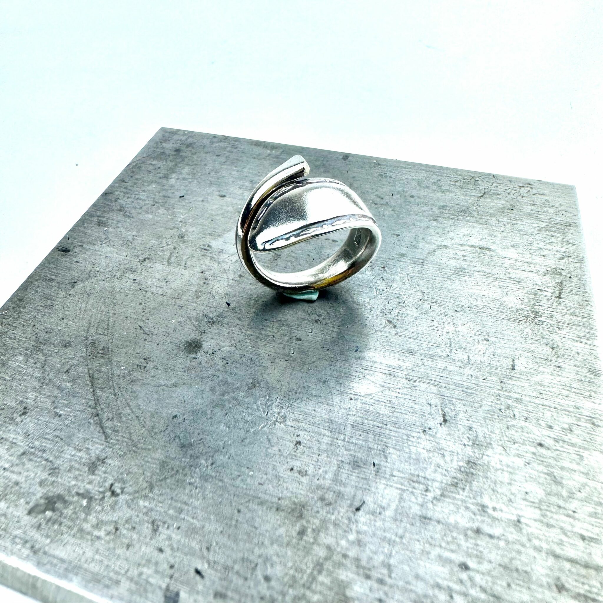 pointed vintage spoon ring