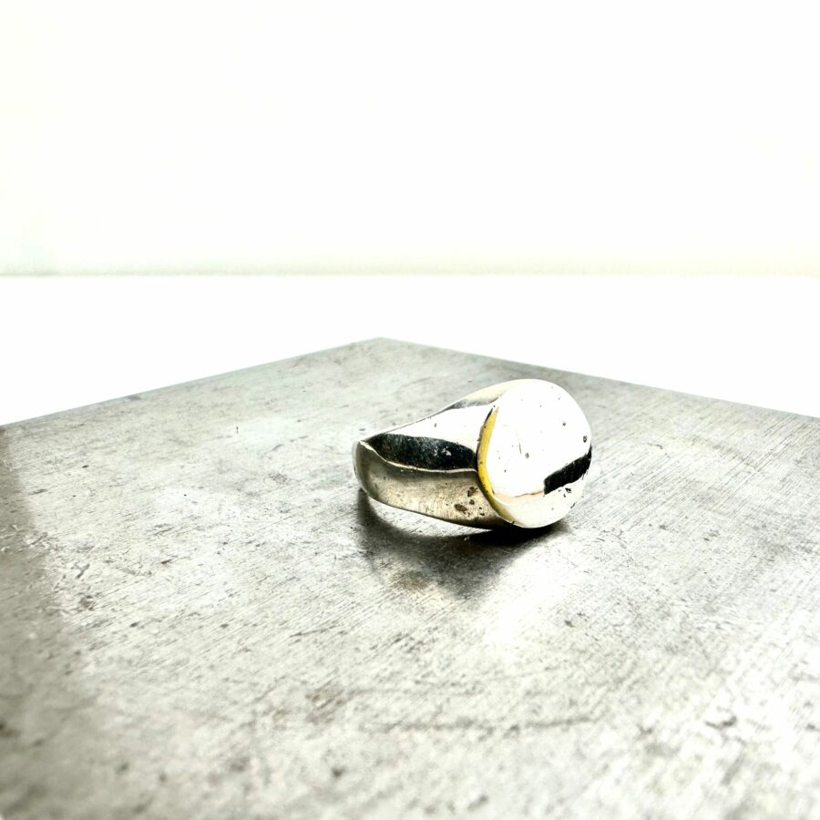 Sterling silver signet ring