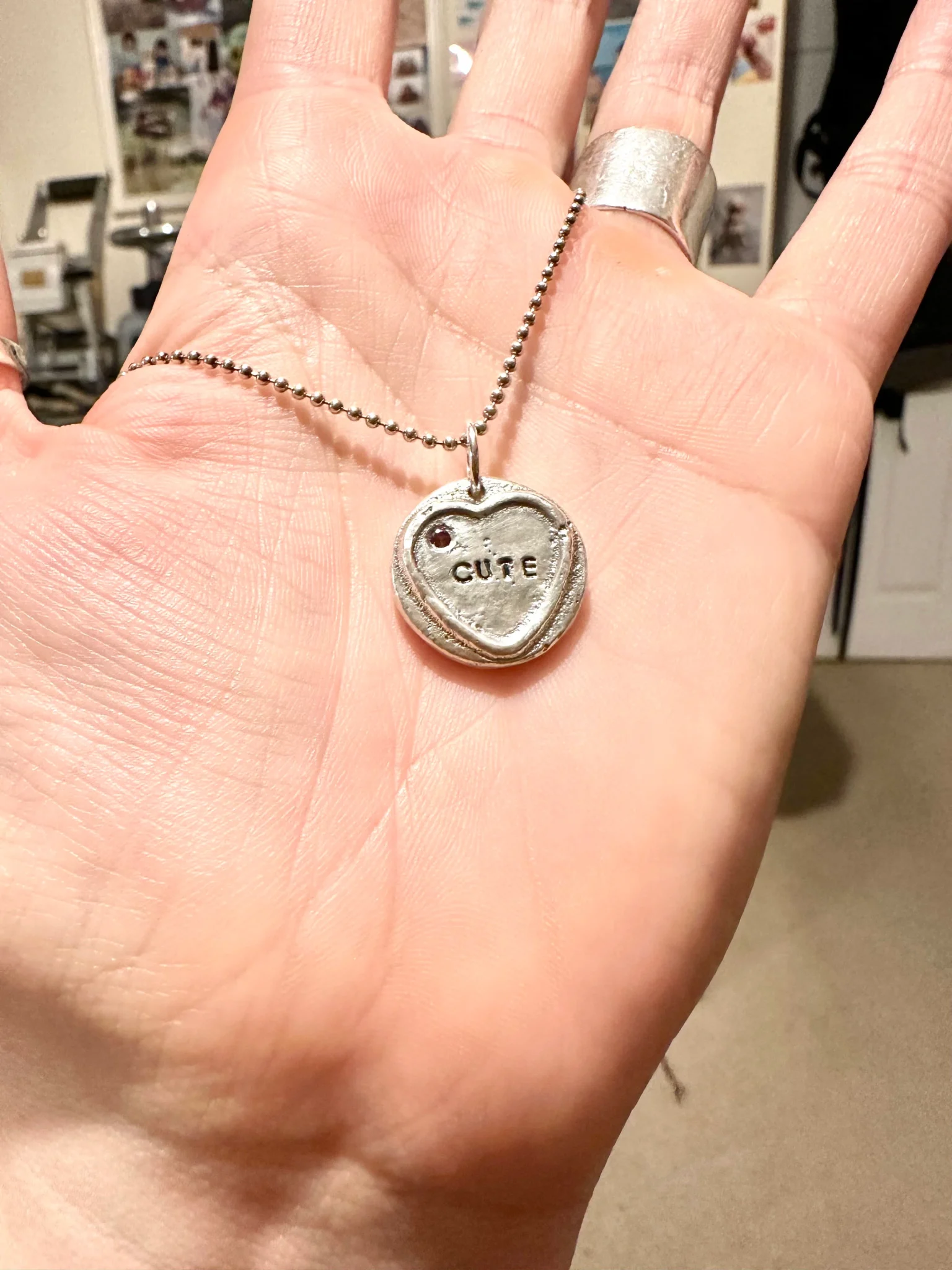 love heart necklace
