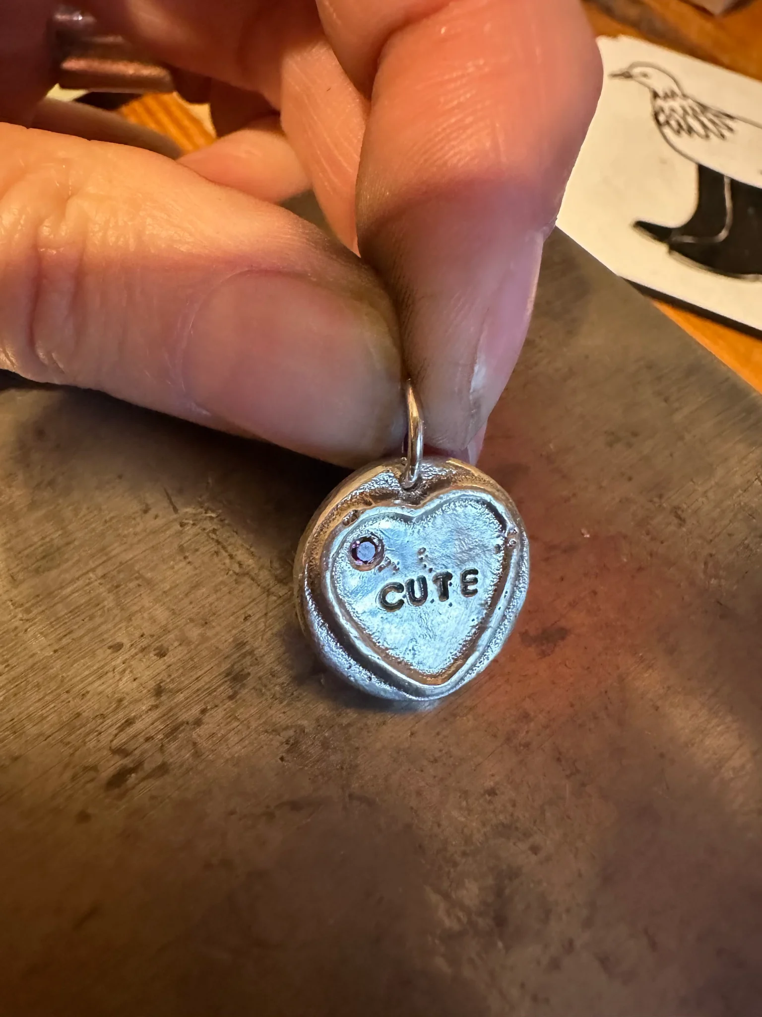 love heart necklace