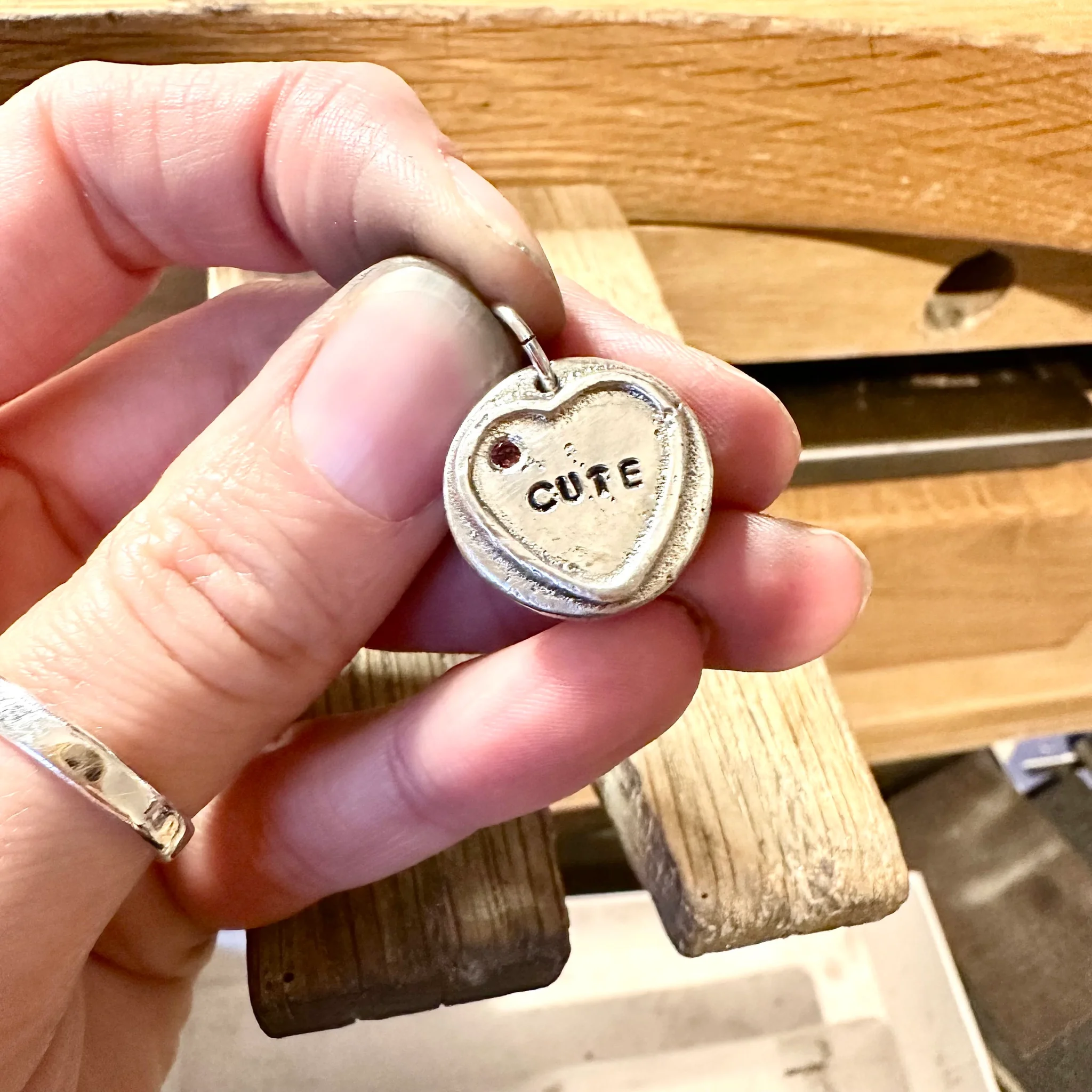 love heart necklace