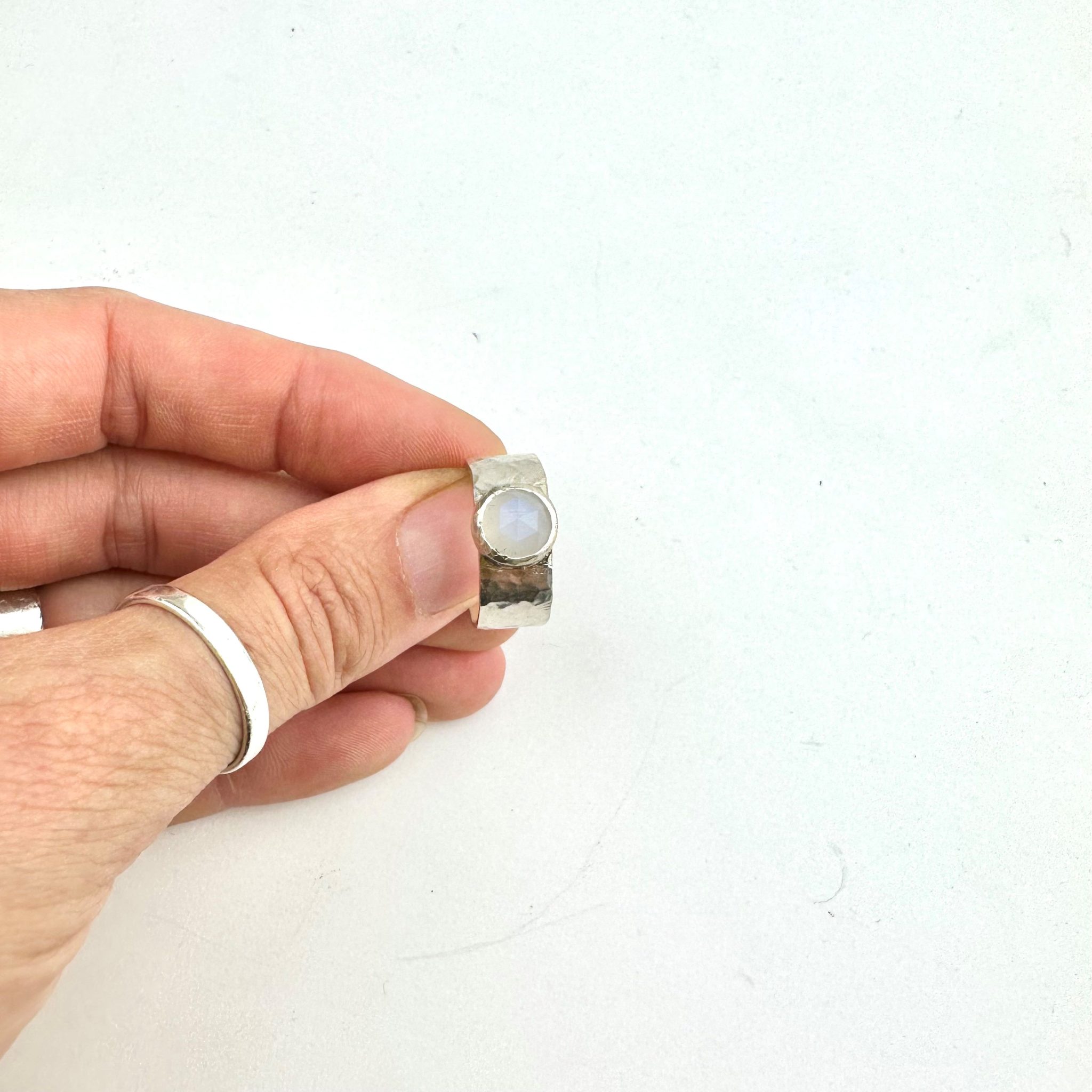 Sterling Silver moonstone ring