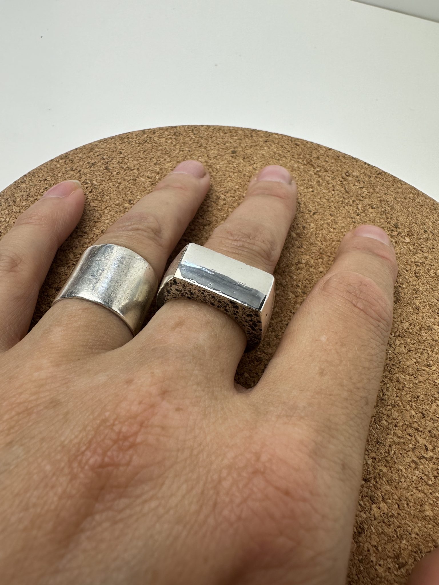 chunky signet ring