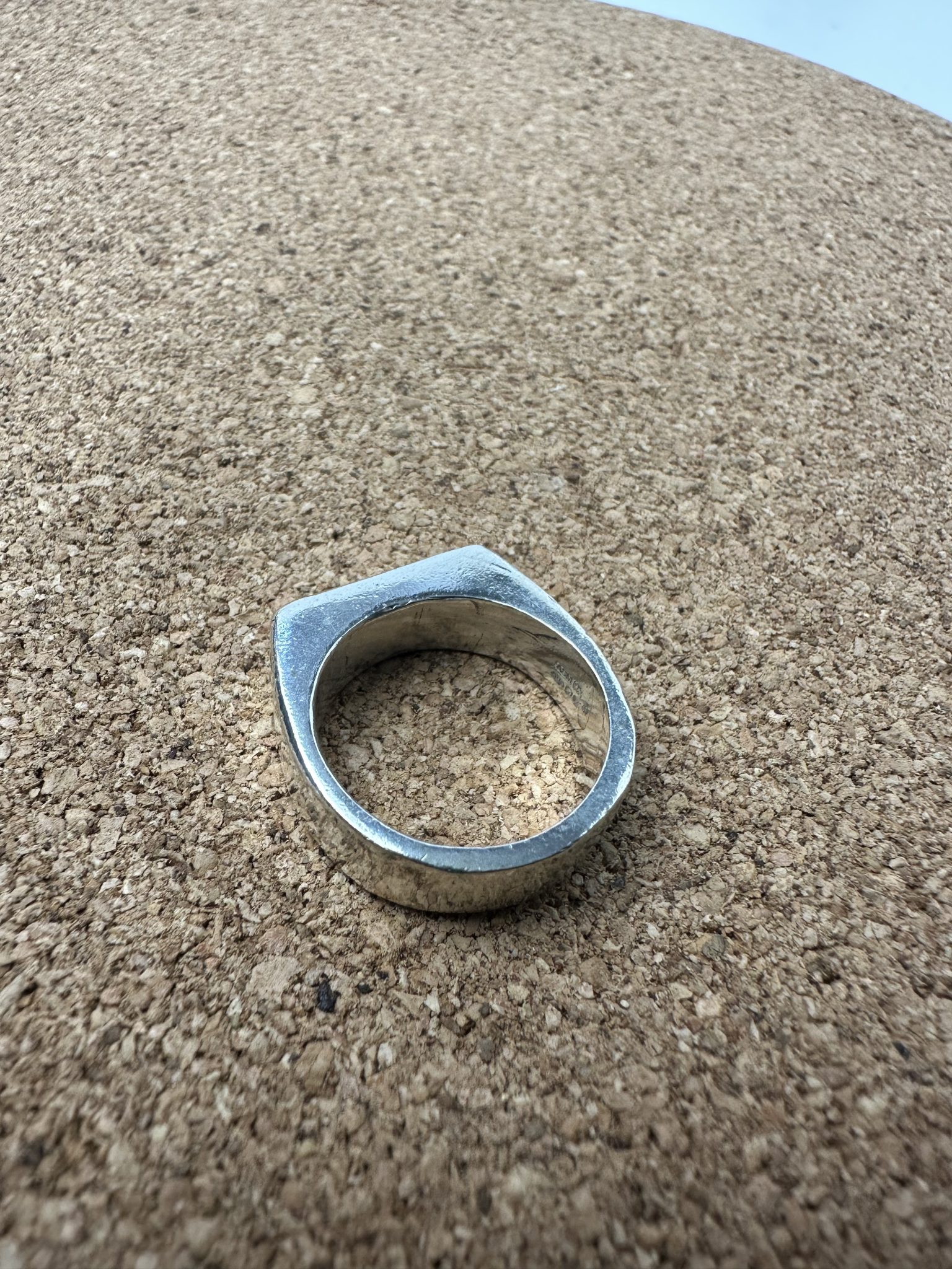 skinny signet ring