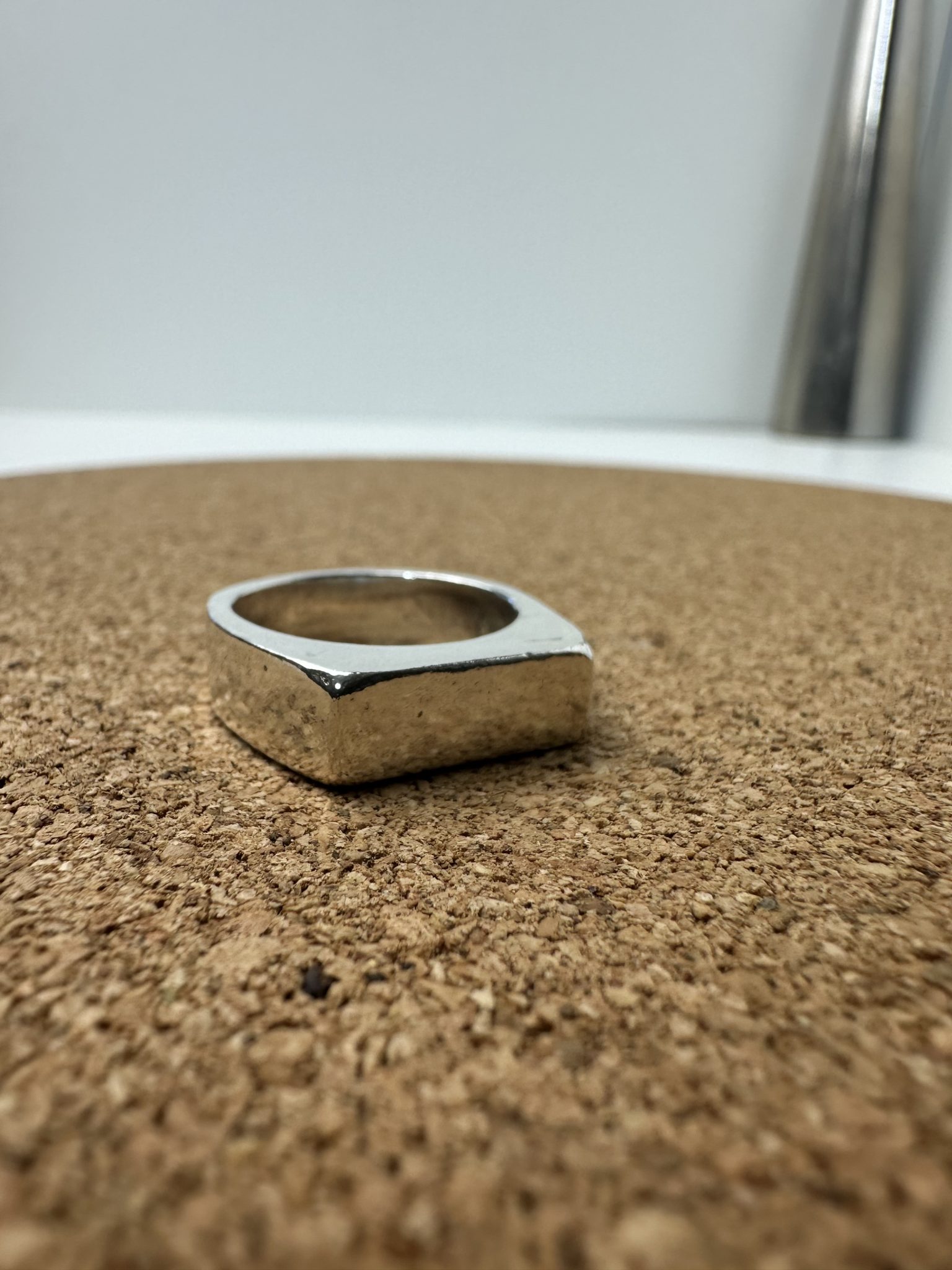 skinny signet ring