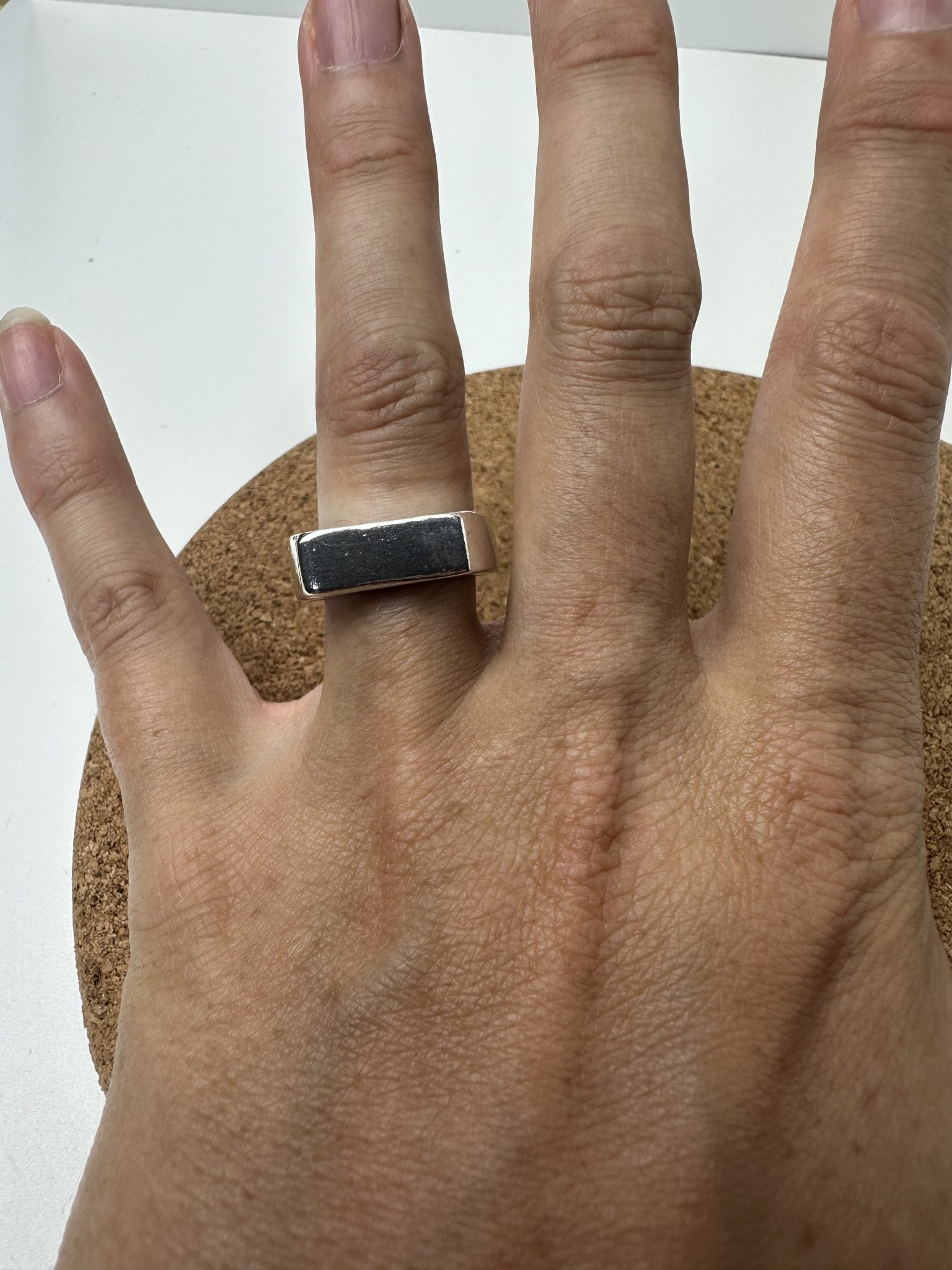 skinny signet ring
