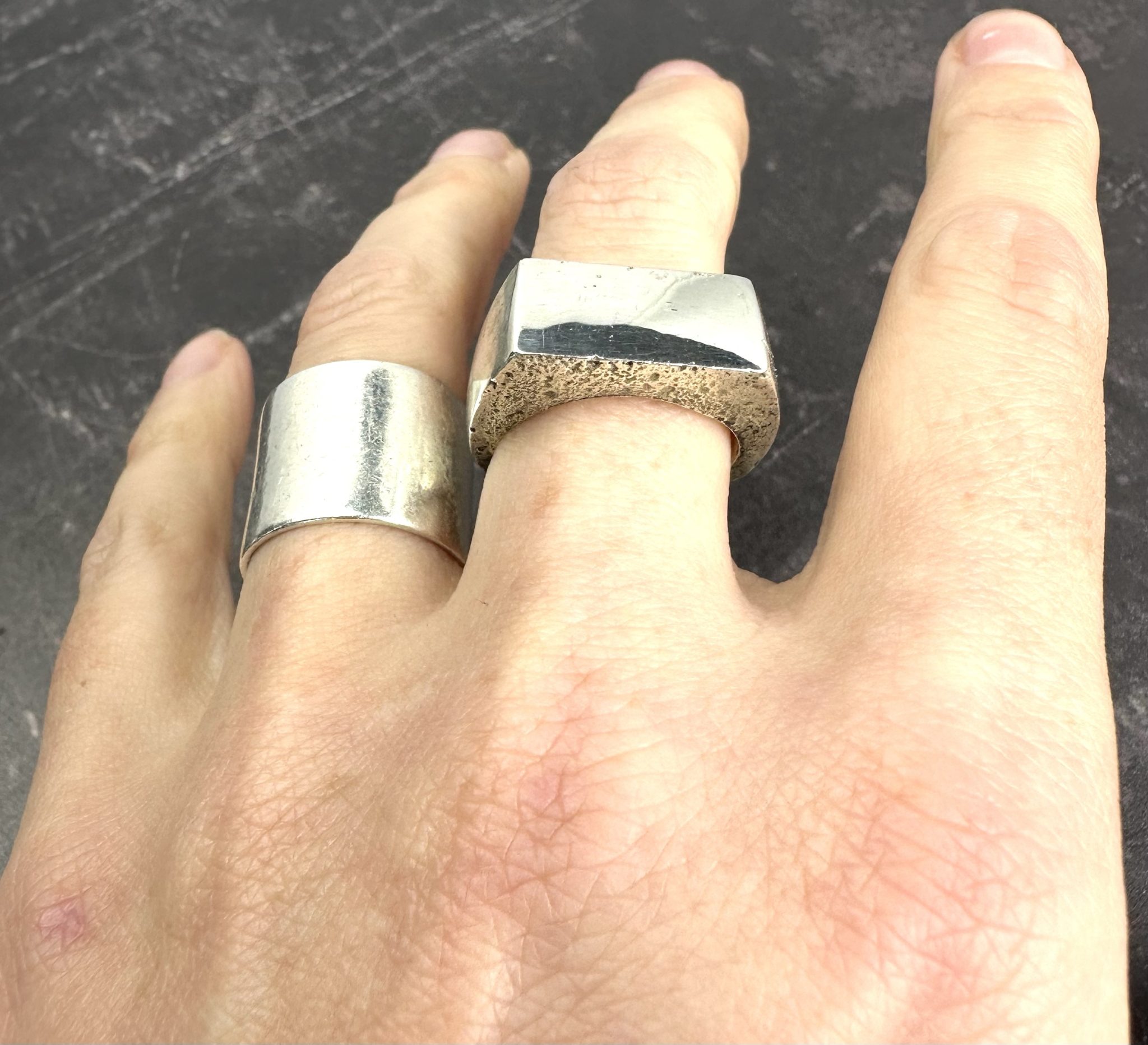 Herne Bay Sand cast ring - Image 3